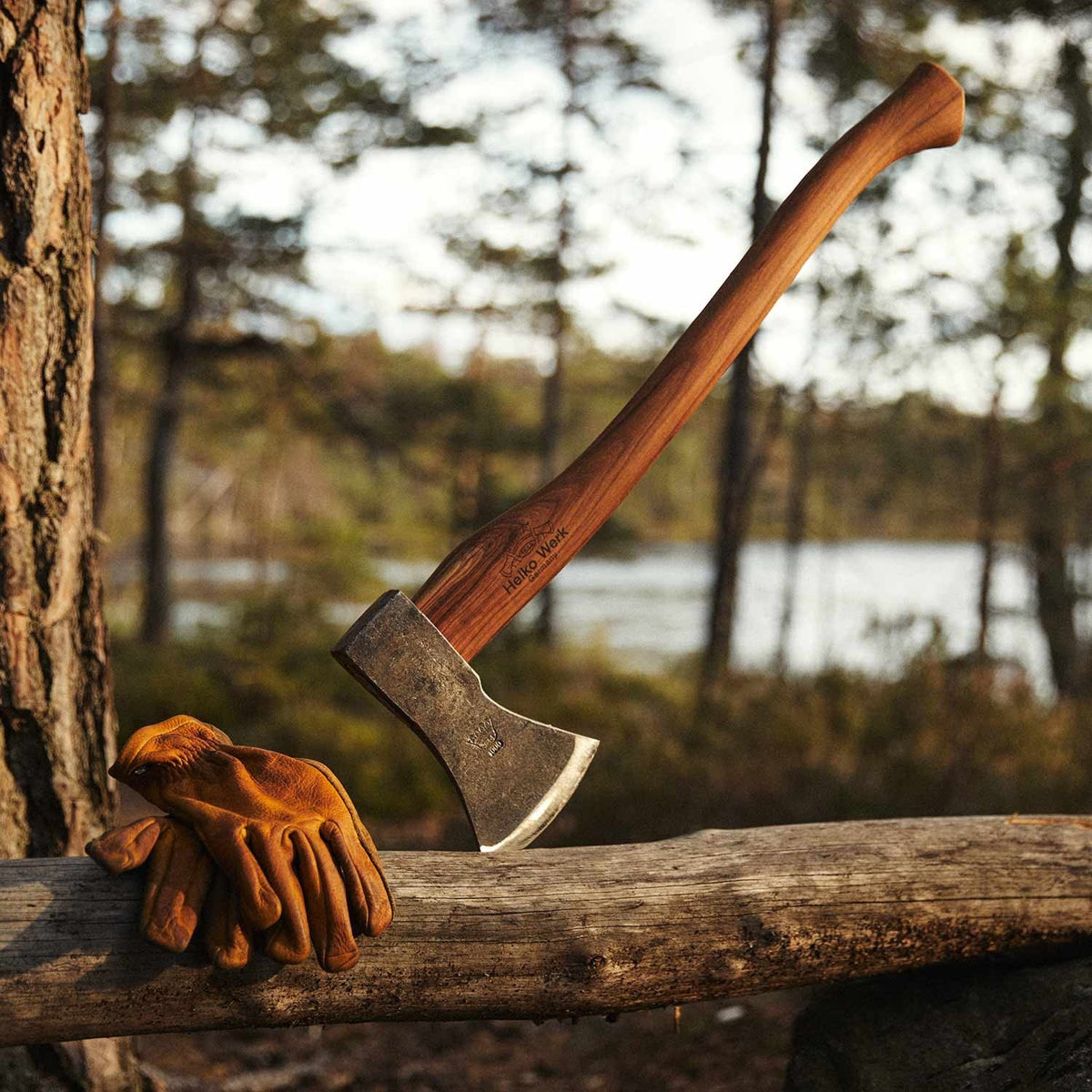 Helko Werk - Traditional Black Forest Woodworker Økse - 60 cm-4-XtraGrej