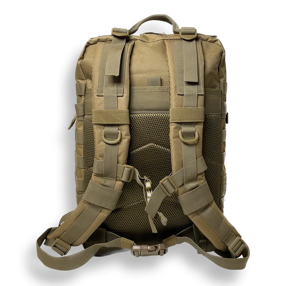 K-Force - Tactical Assault Rygsæk Large 40L // Sand / Ørken-4-XtraGrej