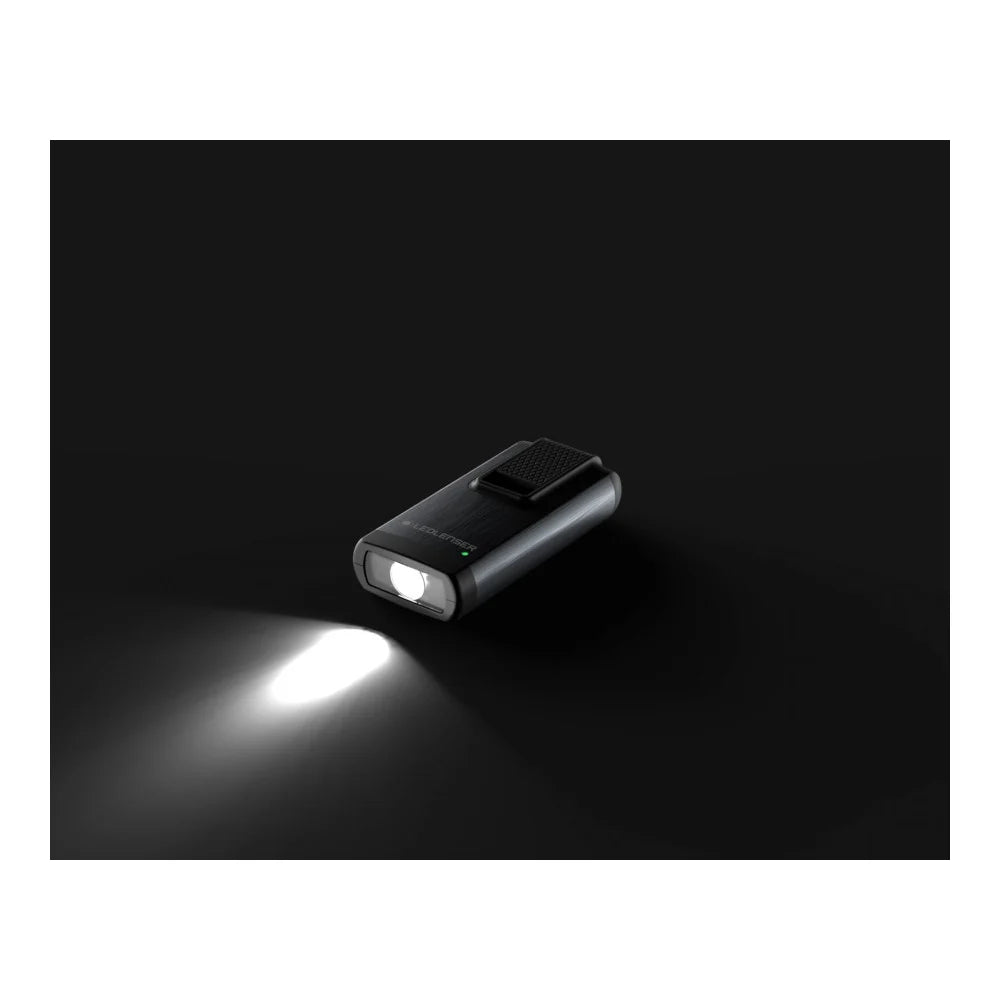 LEDLENSER - K6R Nøgleringslygte 400 Lumen // Grå-3-XtraGrej