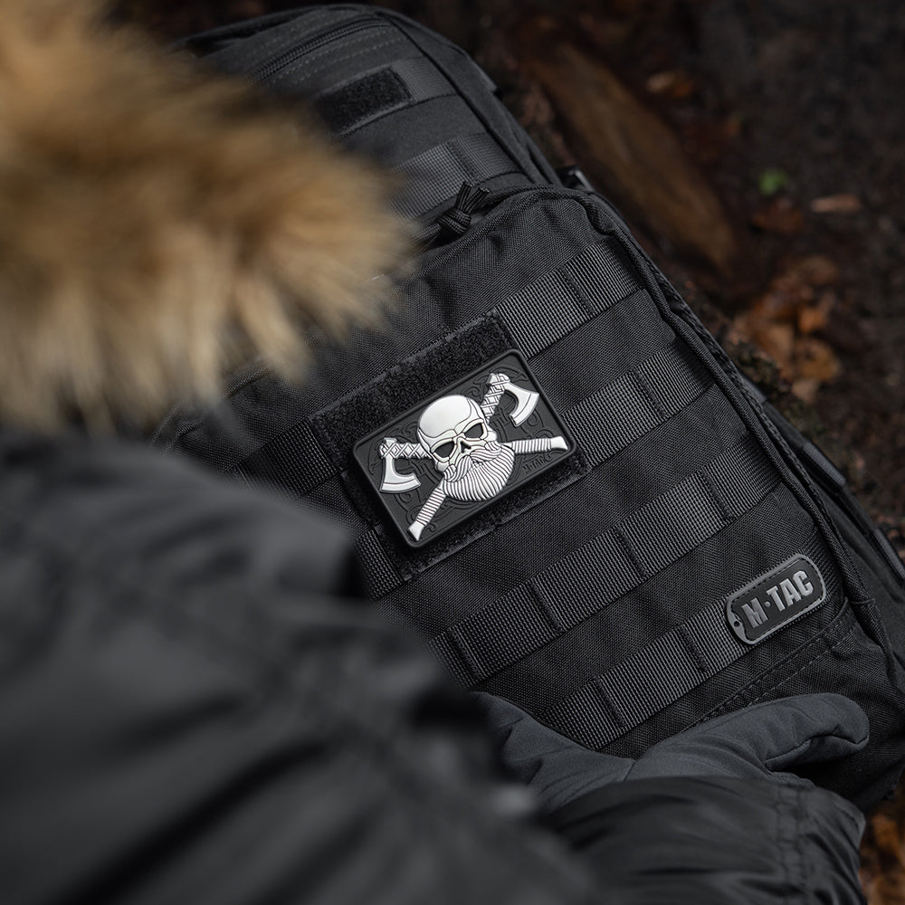 M-tac bearded skull 3d pvc