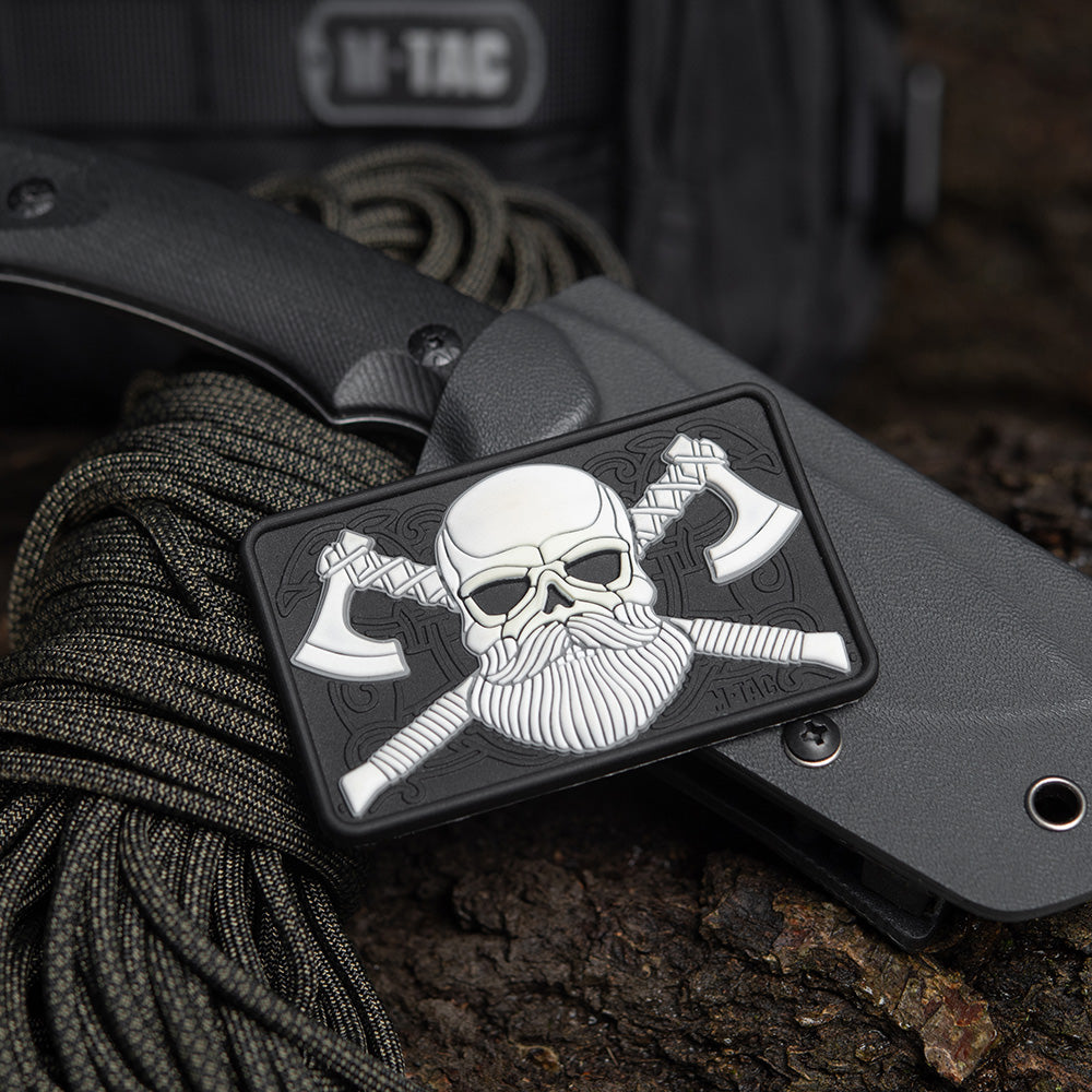 M-tac bearded skull 3d pvc