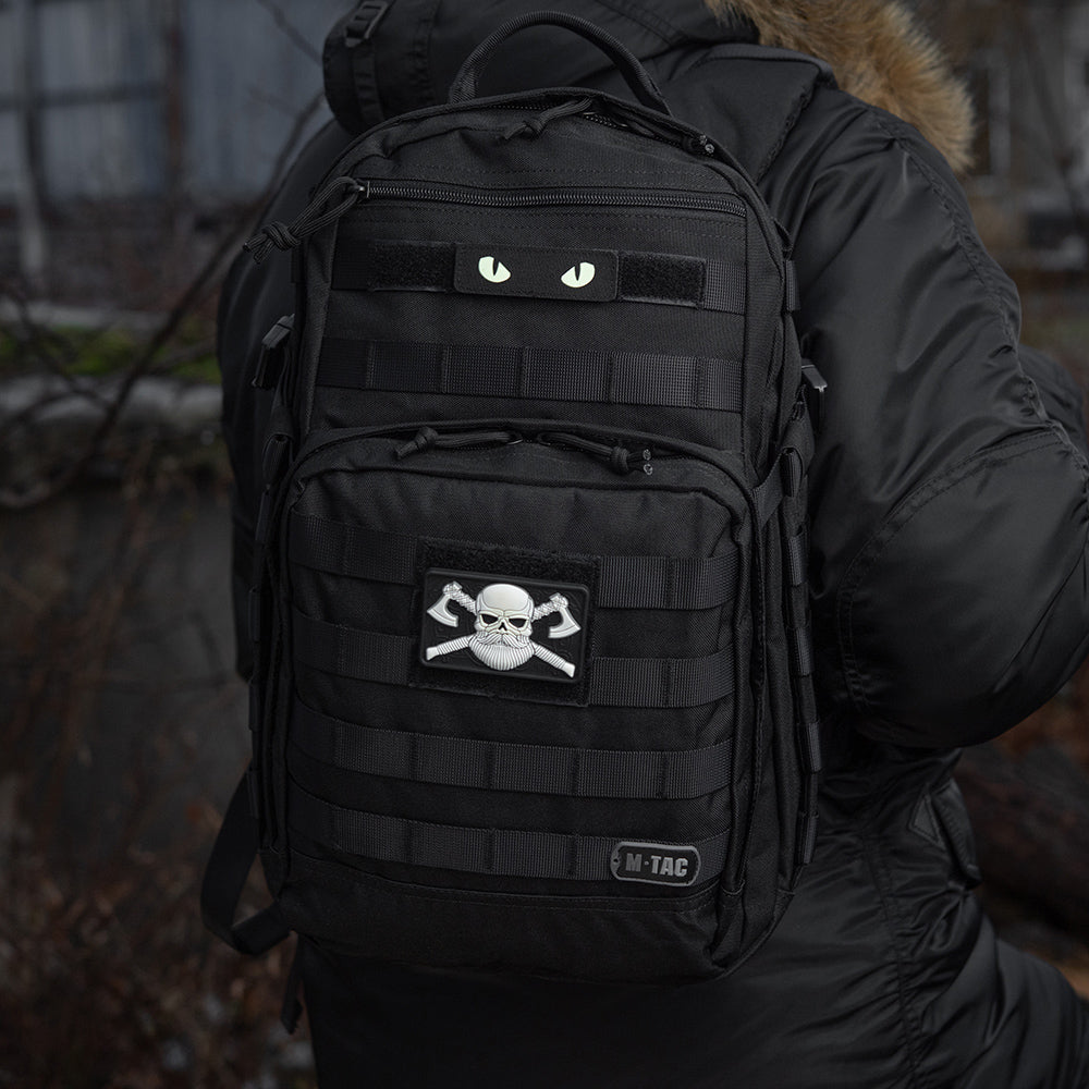 M-tac bearded skull 3d pvc