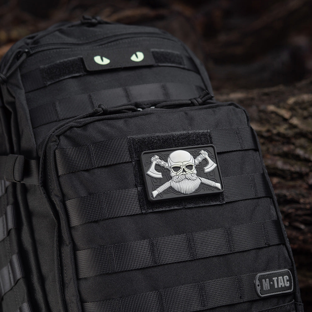 M-tac bearded skull 3d pvc