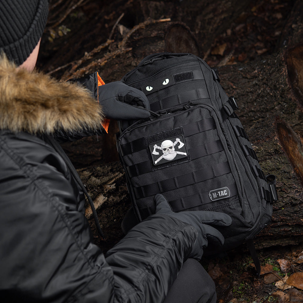 M-tac bearded skull 3d pvc