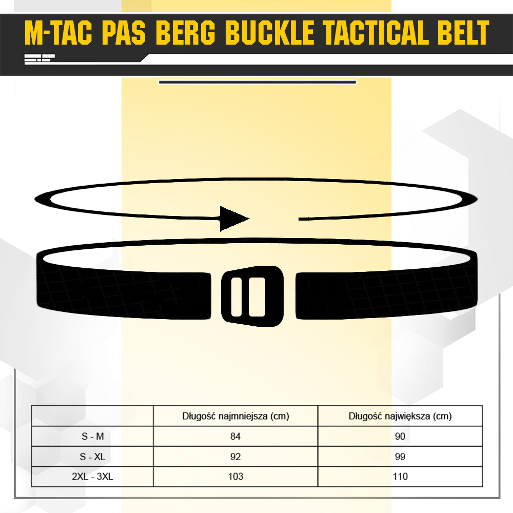 M-Tac Berg Buckle Tactical Belt