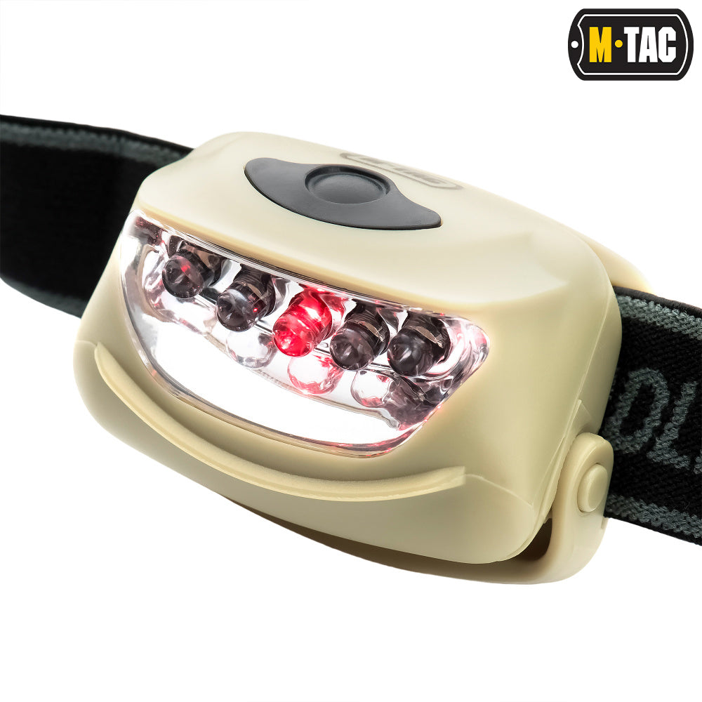 M-Tac headlamp 4+1 LED
