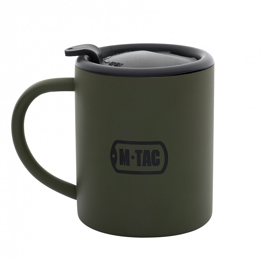 M-Tac 280 ml Insulated Mug with a lid Olive