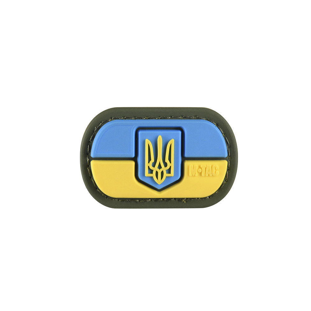M-Tac MOLLE Patch Ukrainian Flag with Coat of Arms PVC