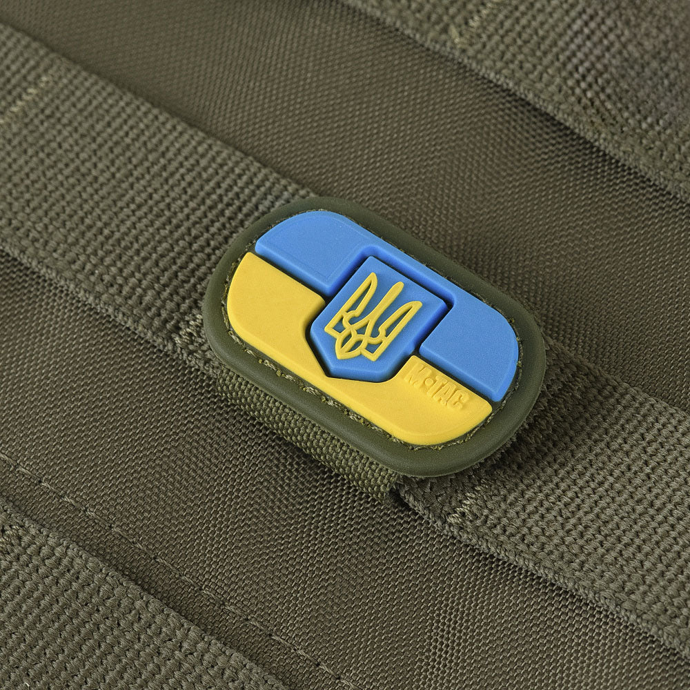 M-Tac MOLLE Patch Ukrainian Flag with Coat of Arms PVC
