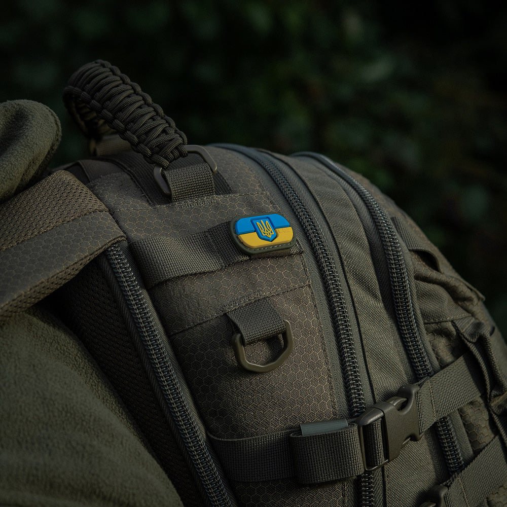 M-Tac MOLLE Patch Ukrainian Flag with Coat of Arms PVC