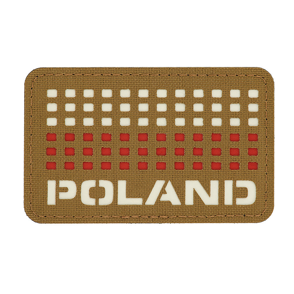 M-Tac patch Poland (with flag) 50x80 Laser Cut