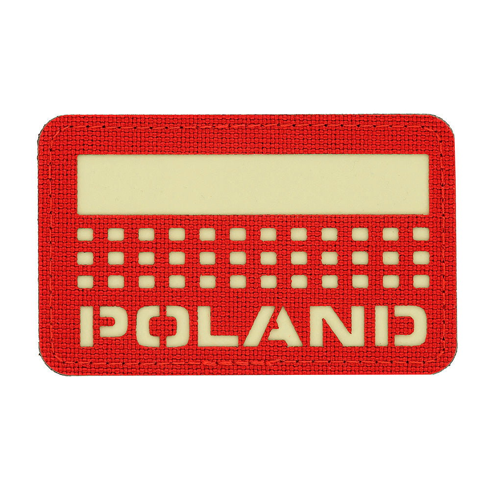 M-Tac patch Poland (with flag) 50x80 Laser Cut