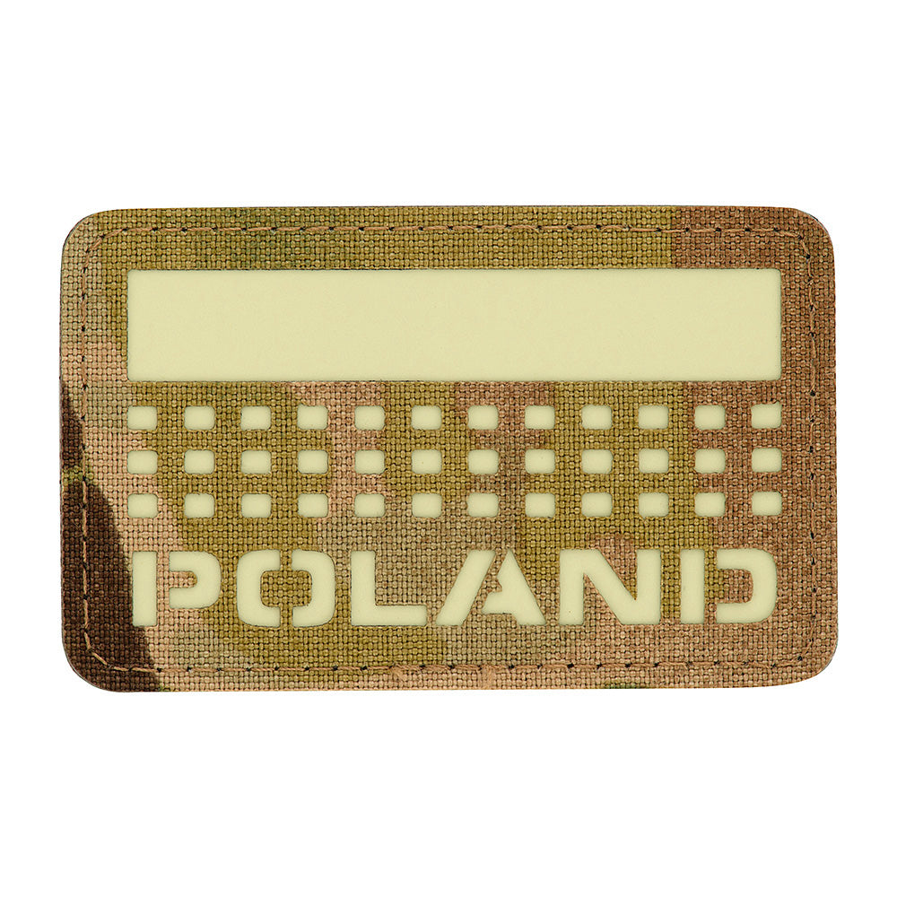 M-Tac patch Poland (with flag) 50x80 Laser Cut