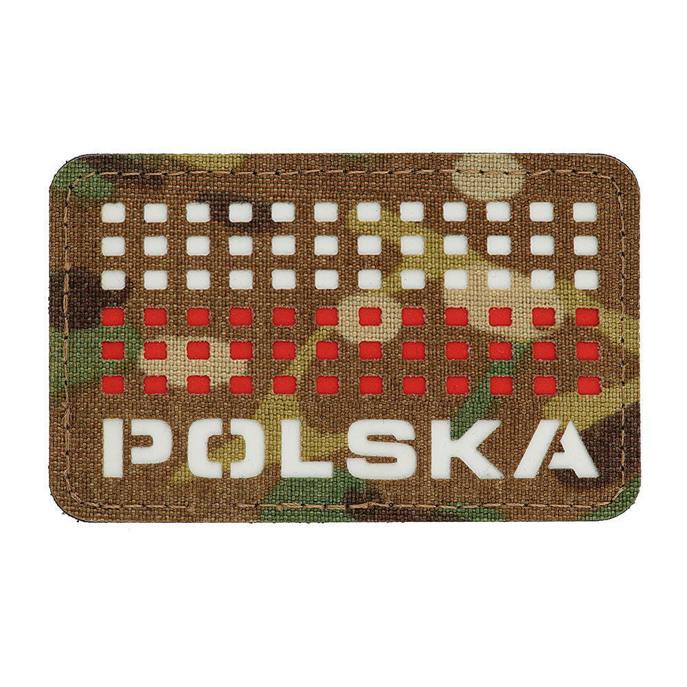 M-Tac patch Polska (with flag) 50x80 Laser Cut