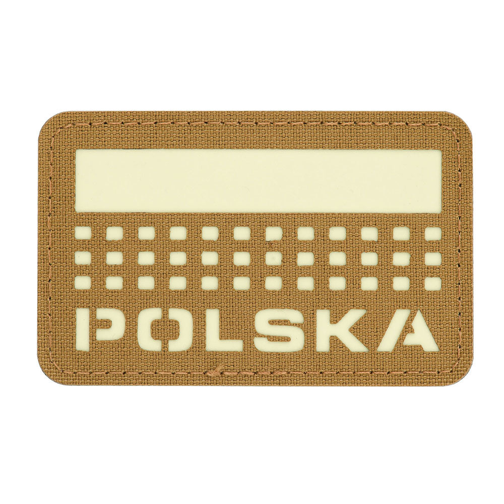 M-Tac patch Polska (with flag) 50x80 Laser Cut