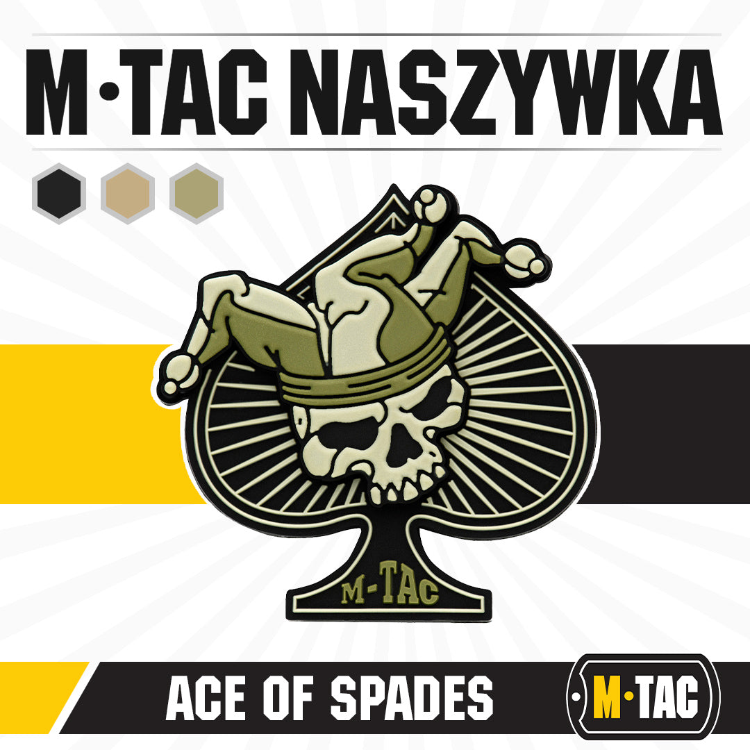 M-Tac patch Ace of Spades 3D PVC