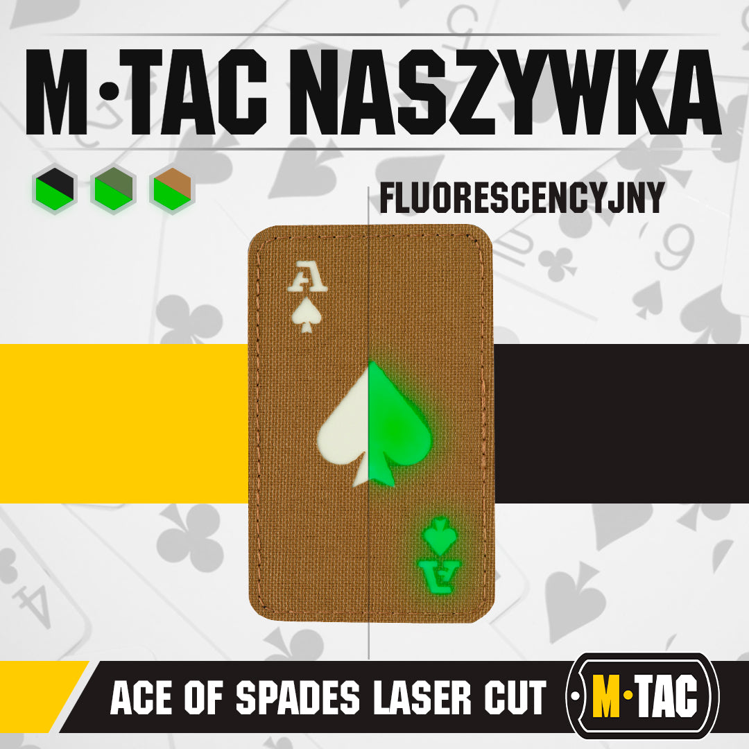 M-Tac patch Ace of Spades Laser Cut