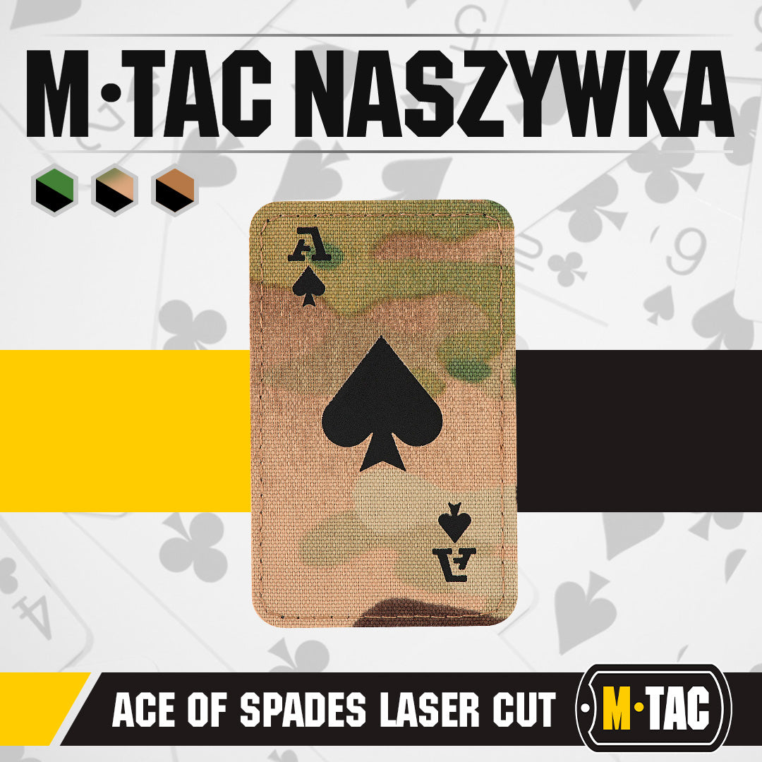 M-Tac patch Ace of Spades Laser Cut