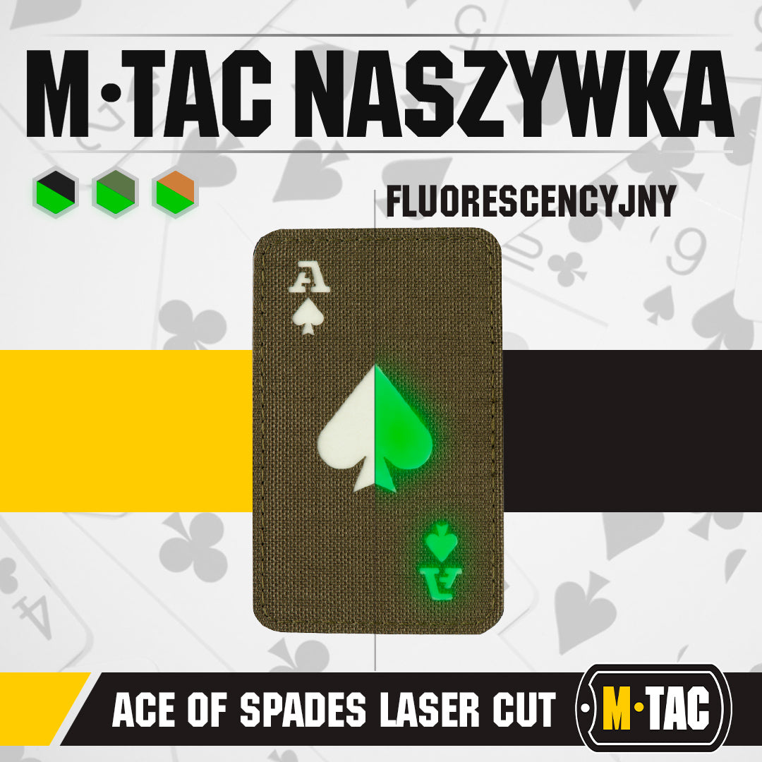 M-Tac patch Ace of Spades Laser Cut