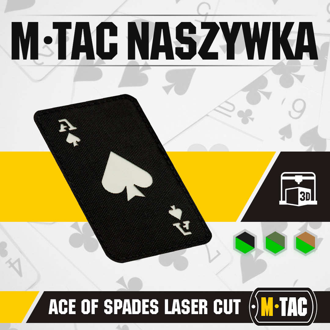 M-Tac patch Ace of Spades Laser Cut
