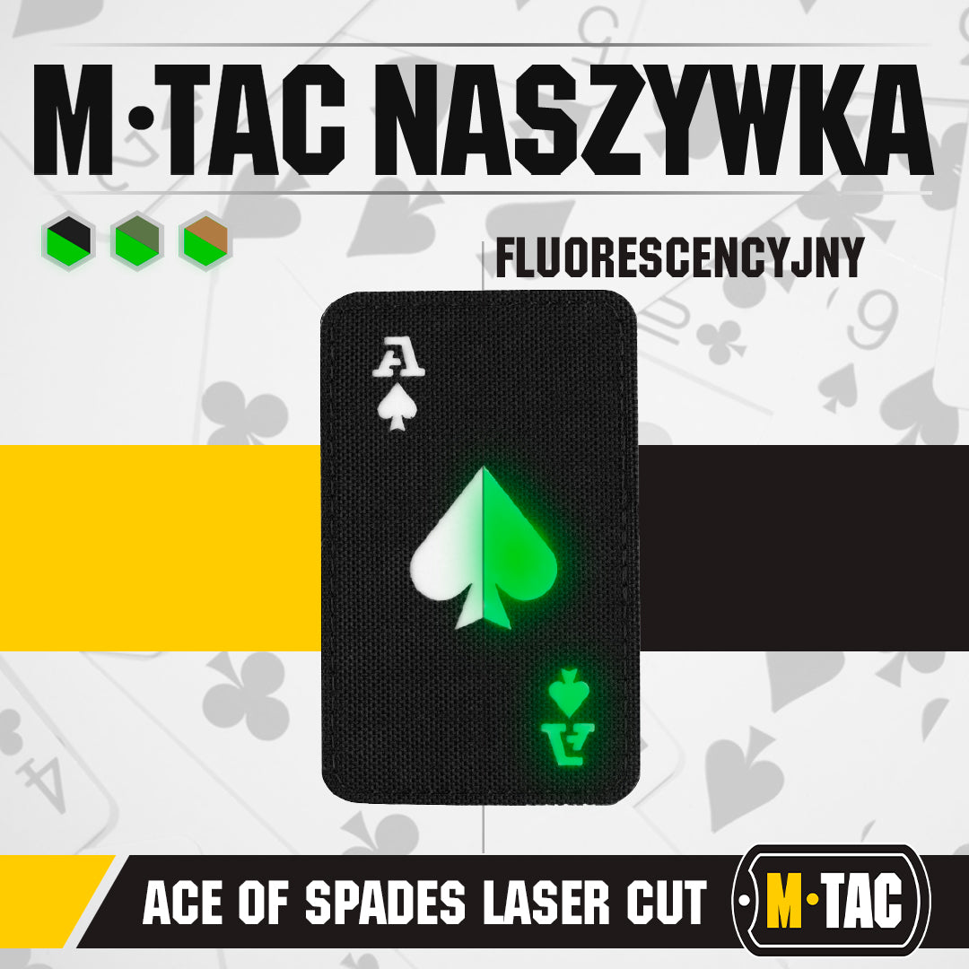 M-Tac patch Ace of Spades Laser Cut