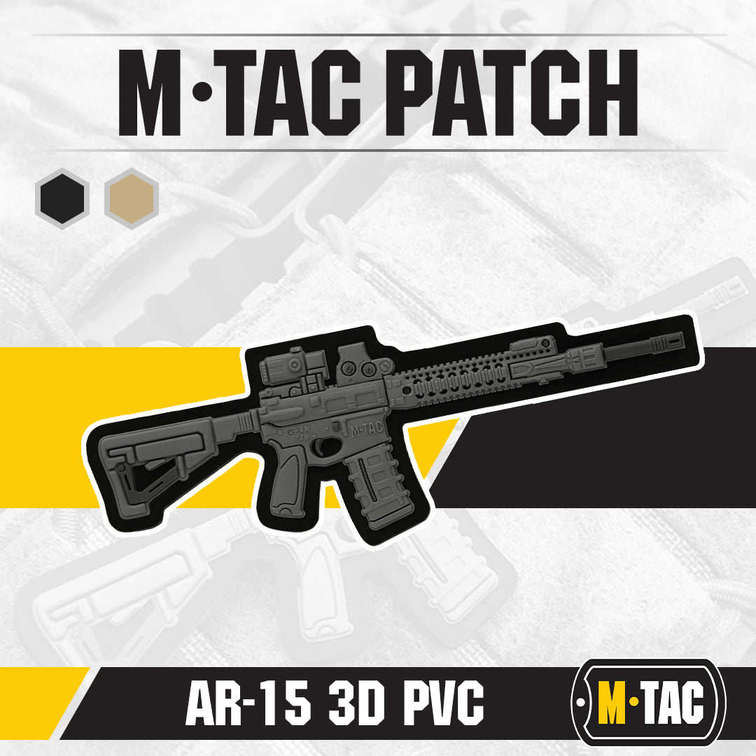 M-Tac patch AR-15 3D PVC