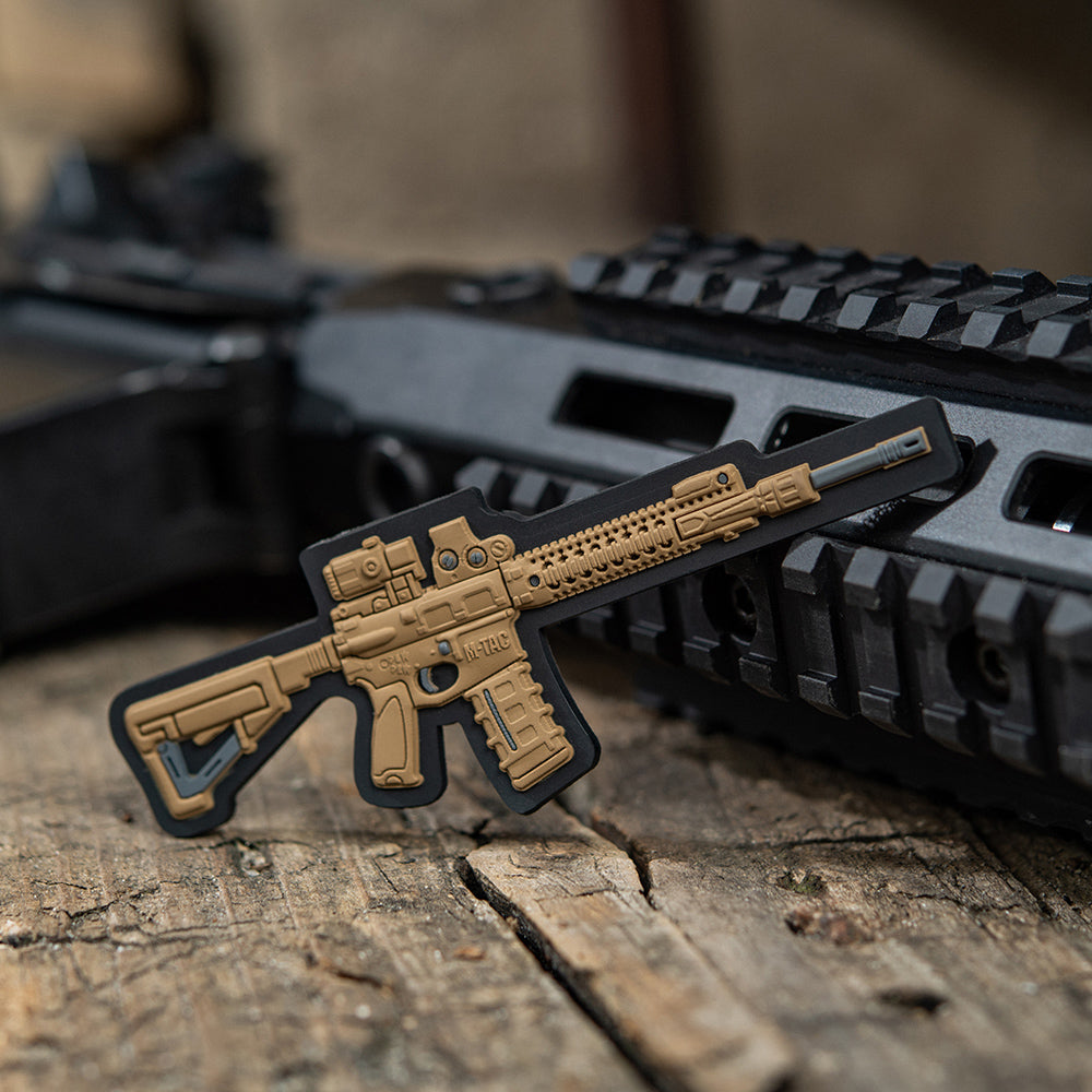 M-Tac patch AR-15 3D PVC
