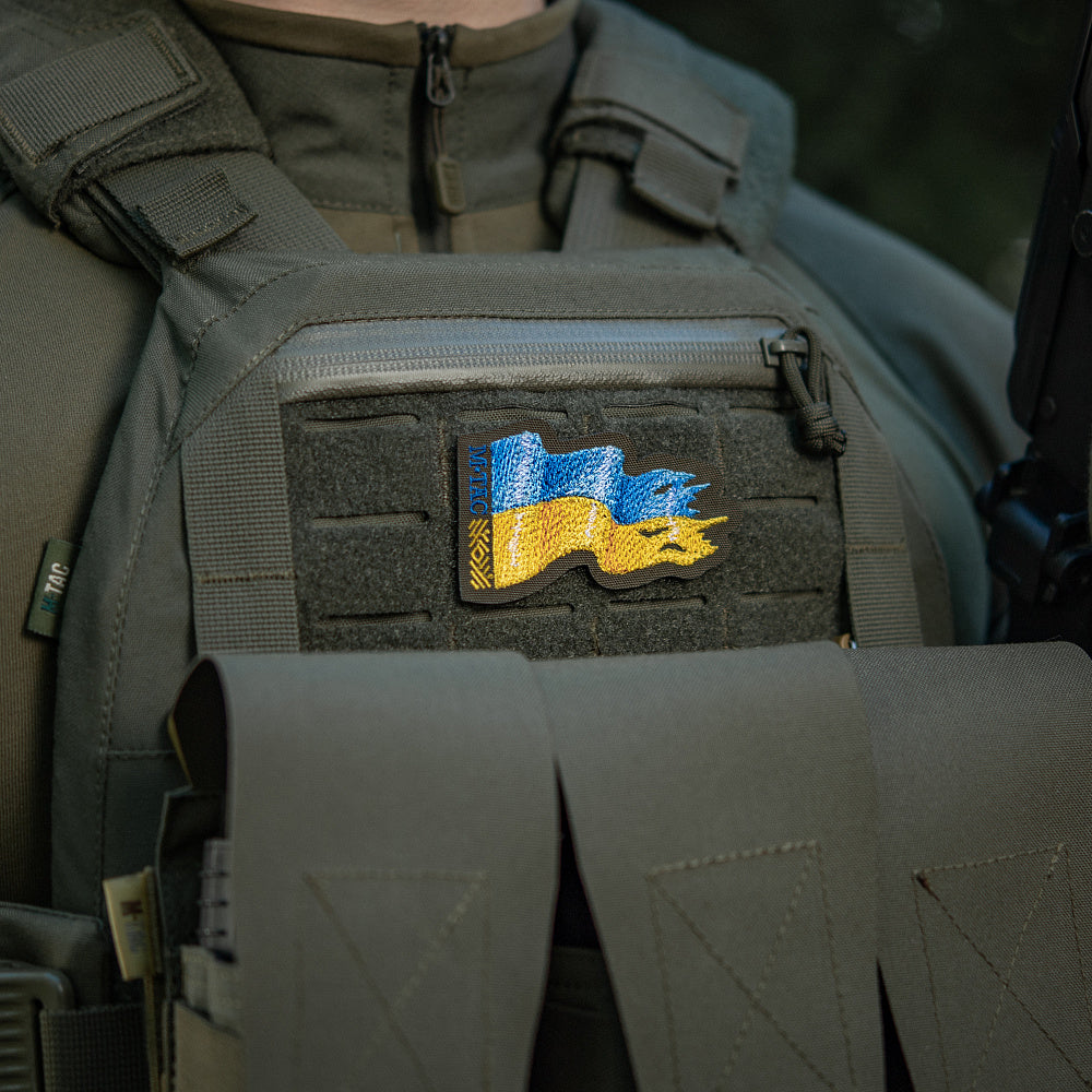 M-Tac Patch Battle Flag of Ukraine (Embroidery)