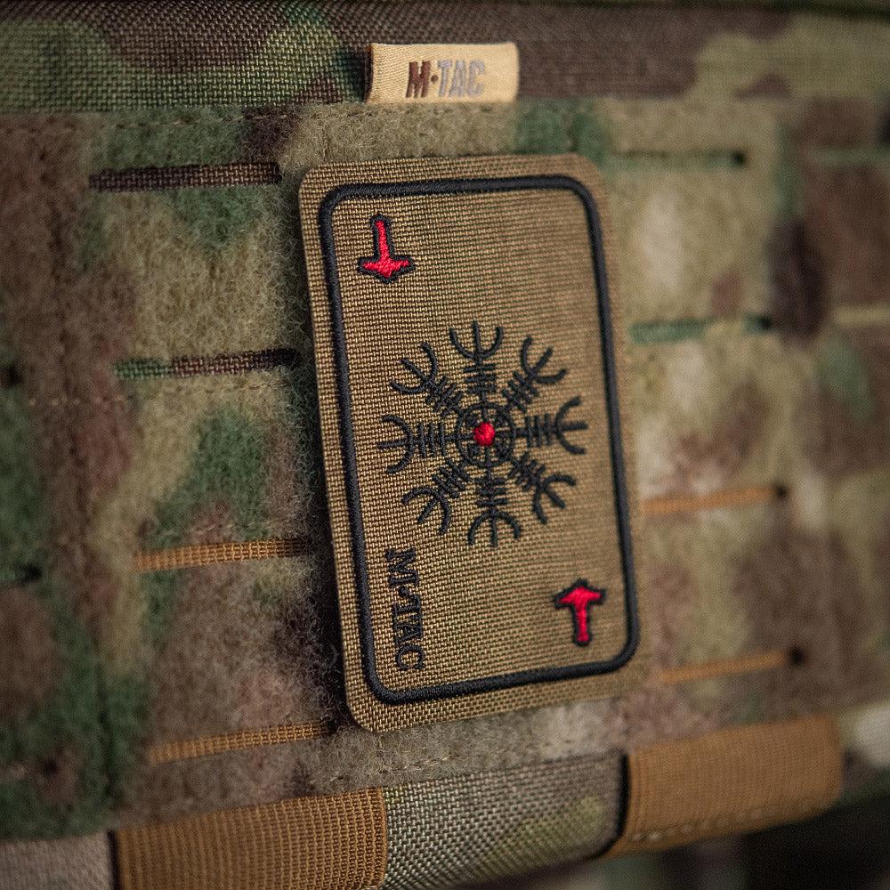 M-Tac patch map Helmet of Horror (embroidery)