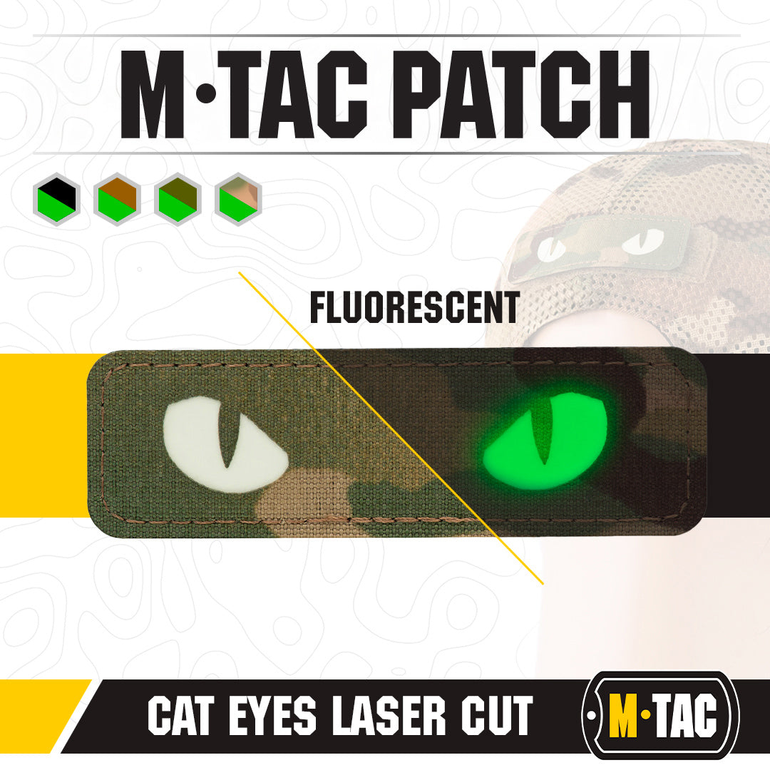 M-Tac patch Cat Eyes Laser Cut Multicam/gid