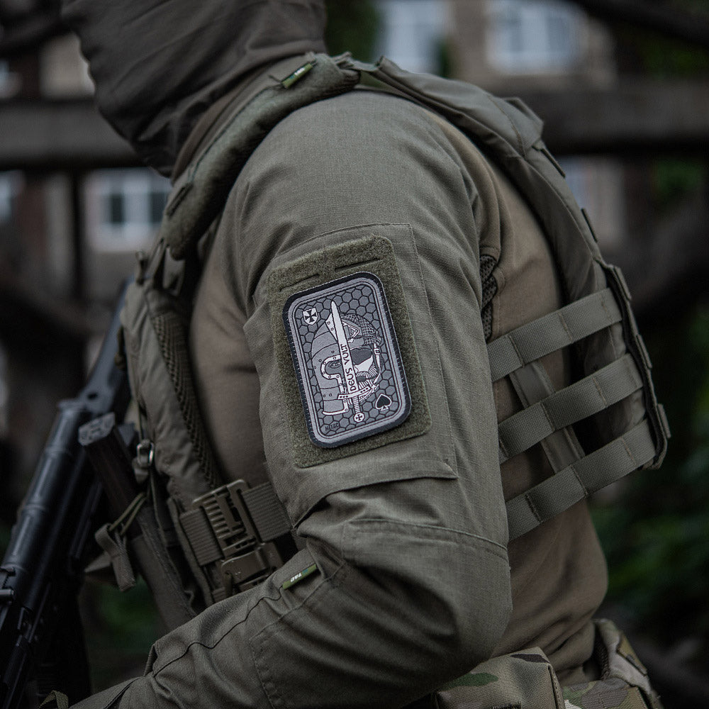M-Tac patch Deus Vult Ace (jacquard)