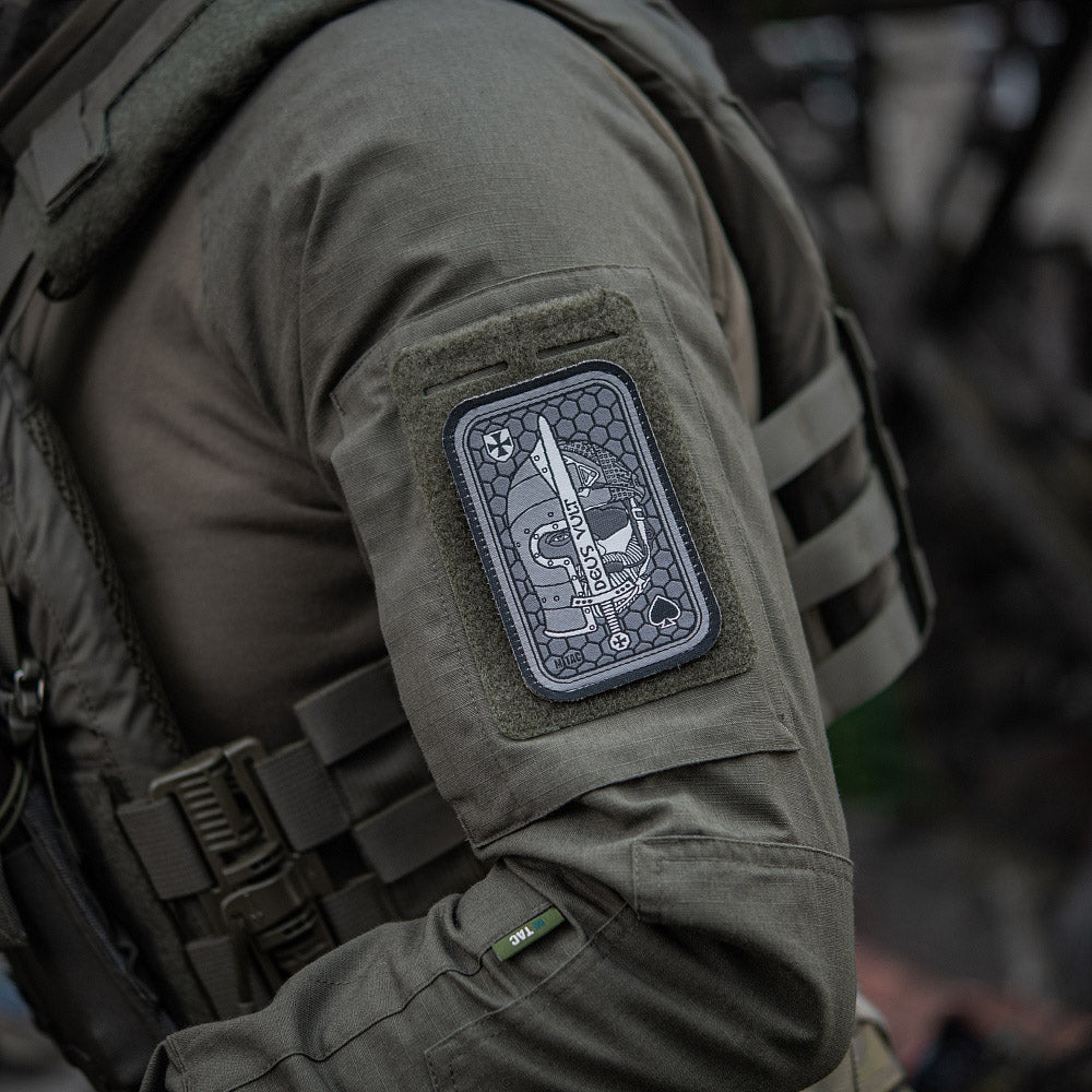 M-Tac patch Deus Vult Ace (jacquard)