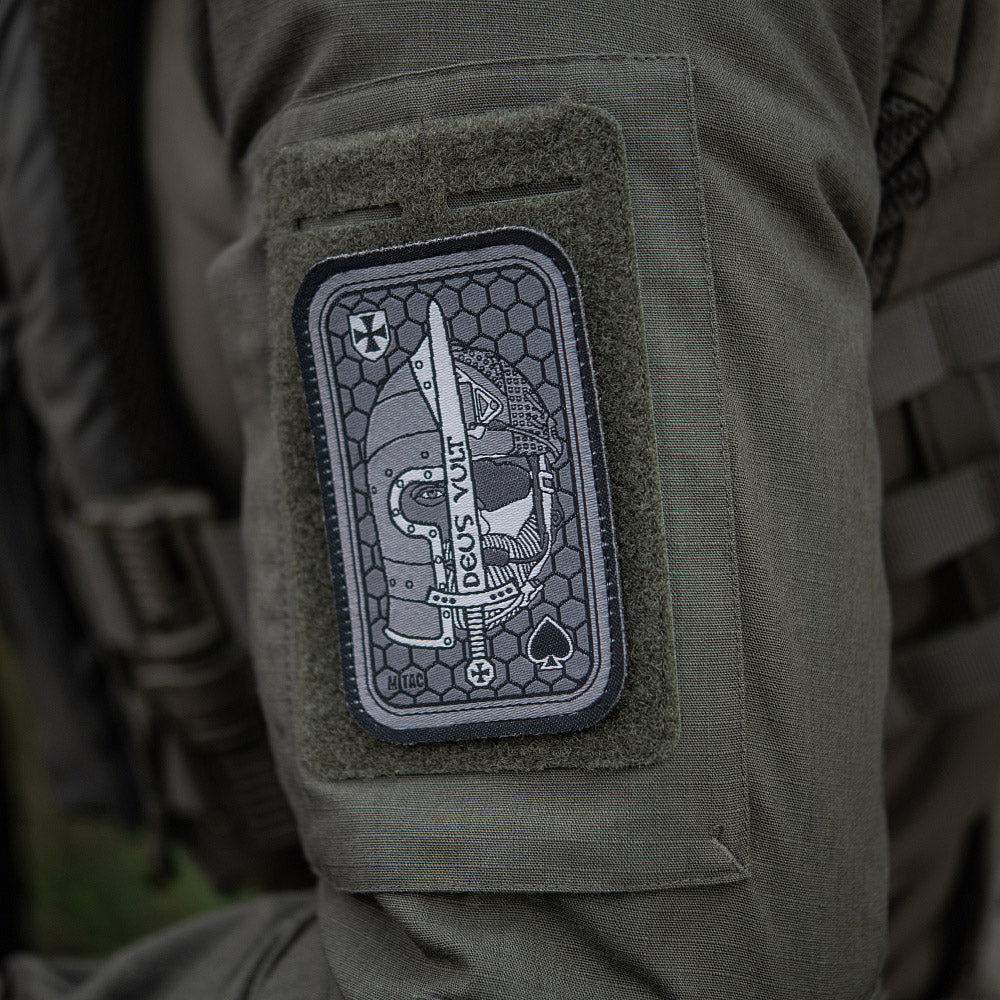 M-Tac patch Deus Vult Ace (jacquard)