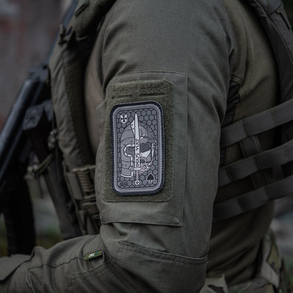 M-Tac patch Deus Vult Ace (jacquard)