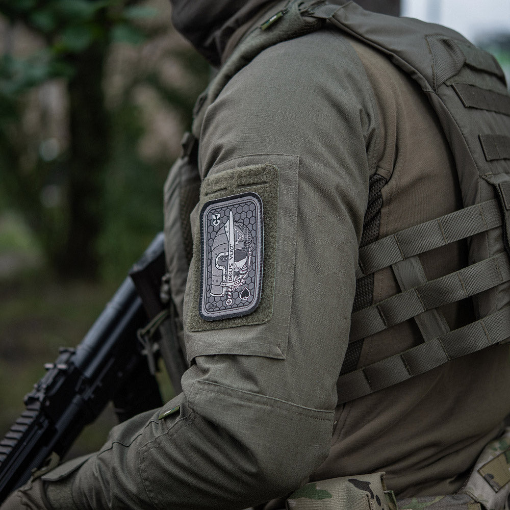 M-Tac patch Deus Vult Ace (jacquard)