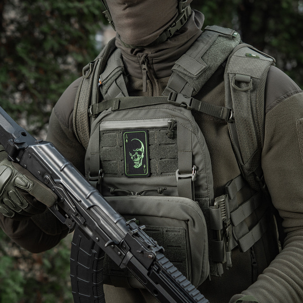 M-Tac patch Face of war (Embroidery)