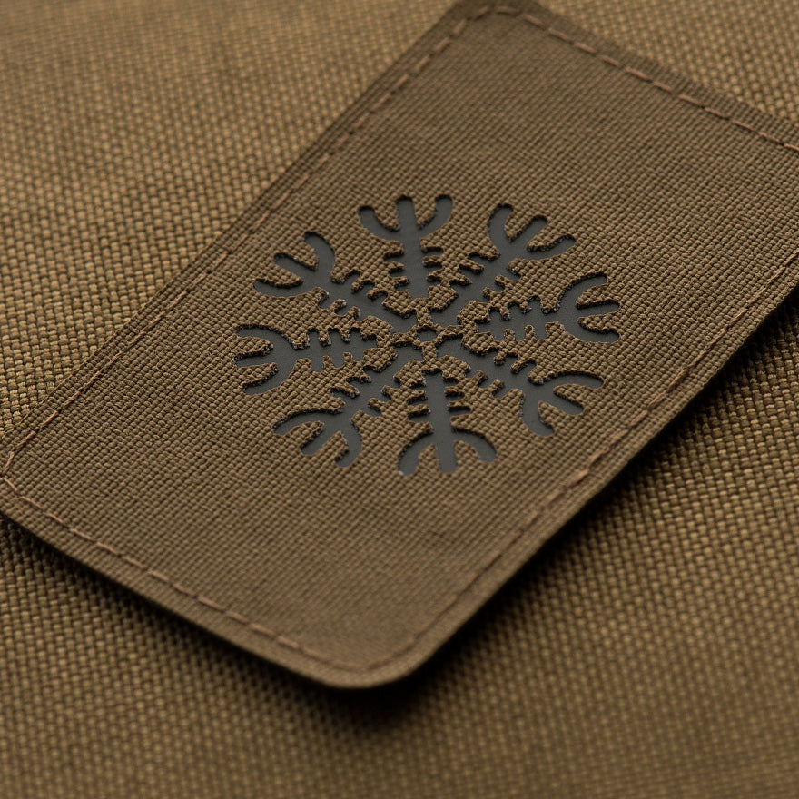 M-Tac patch Helmet of Horror horizontal Laser Cut