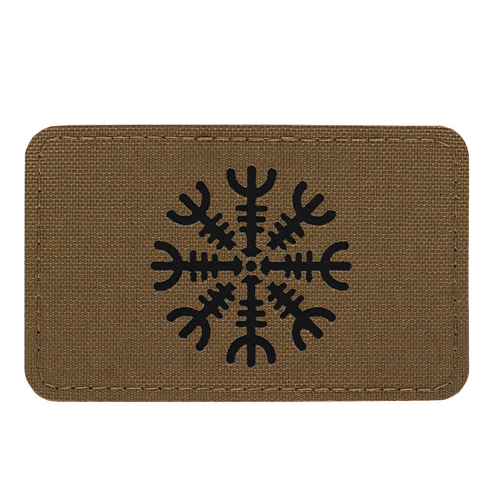 M-Tac patch Helmet of Horror horizontal Laser Cut