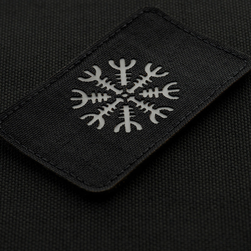 M-Tac patch Helmet of Horror horizontal Laser Cut