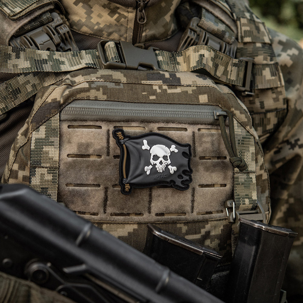 M-Tac patch Jolly Roger PVC