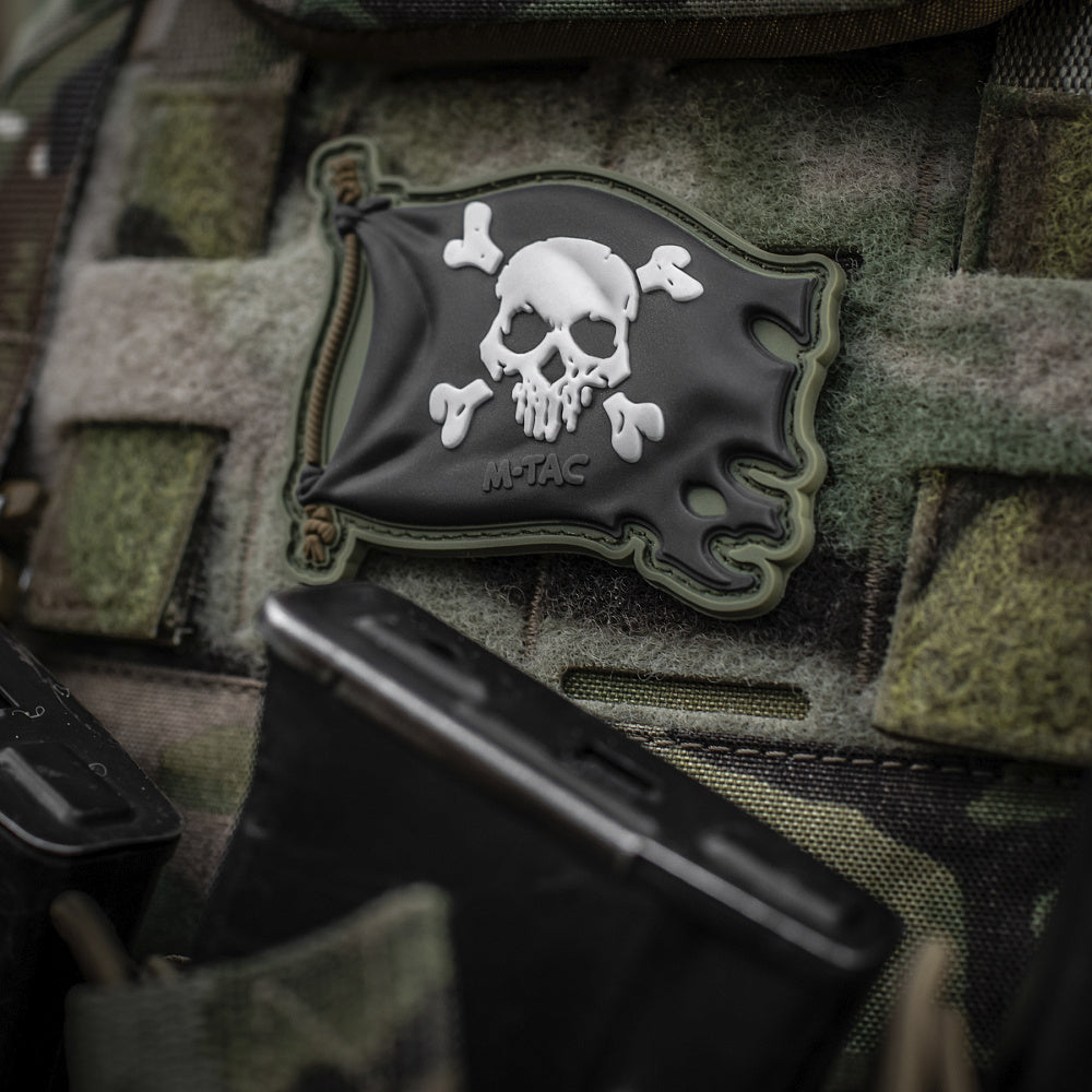 M-Tac patch Jolly Roger PVC
