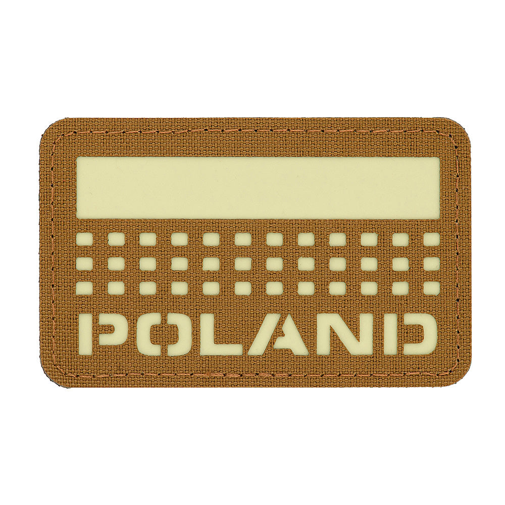 M-Tac patch Poland (with flag) 50x80 Laser Cut