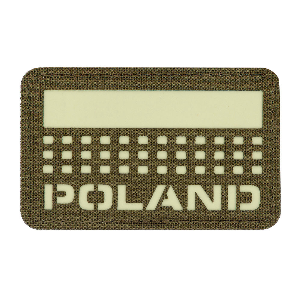 M-Tac patch Poland (with flag) 50x80 Laser Cut
