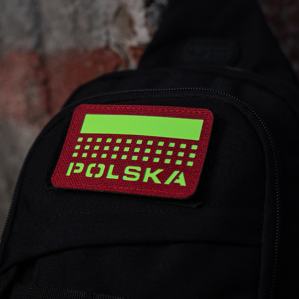 M-Tac patch Poland (with flag) 50x80 Laser Cut