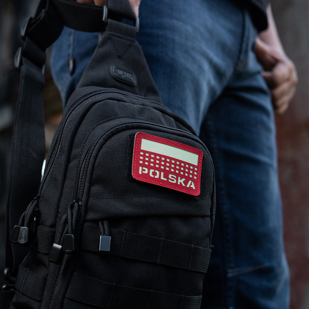 M-Tac patch Poland (with flag) 50x80 Laser Cut