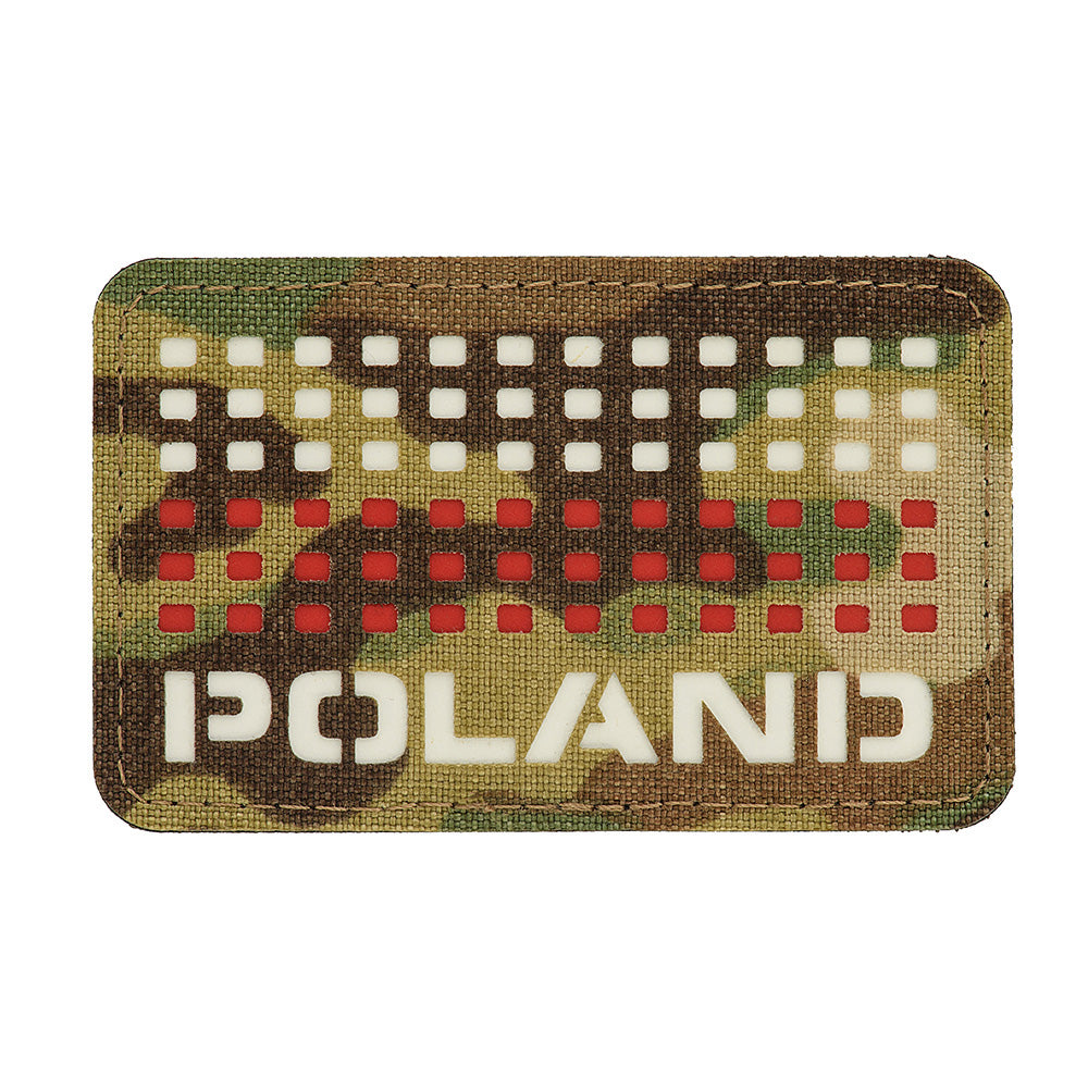 M-Tac patch Poland (with flag) 50x80 Laser Cut