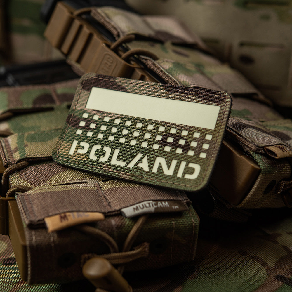 M-Tac patch Poland (with flag) 50x80 Laser Cut