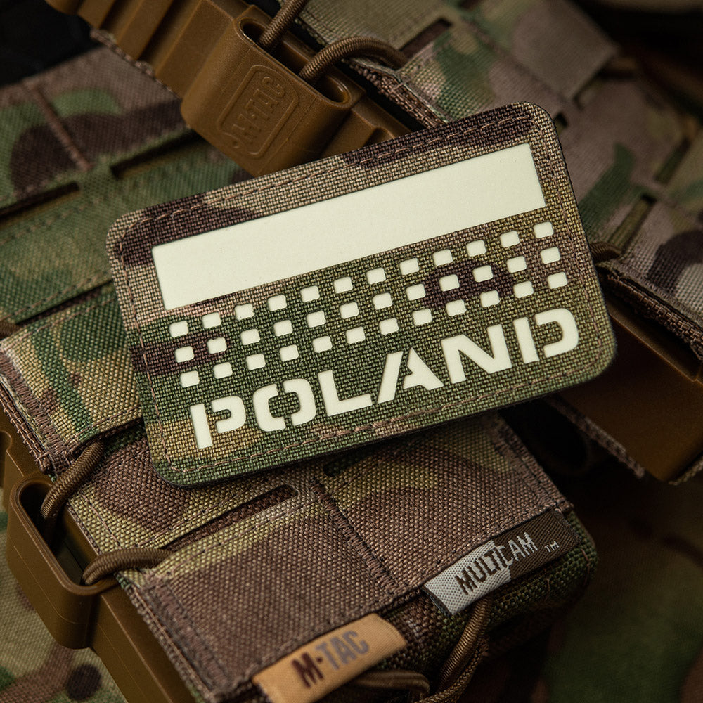 M-Tac patch Poland (with flag) 50x80 Laser Cut