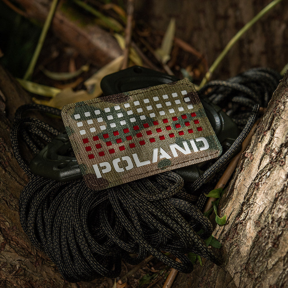 M-Tac patch Poland (with flag) 50x80 Laser Cut