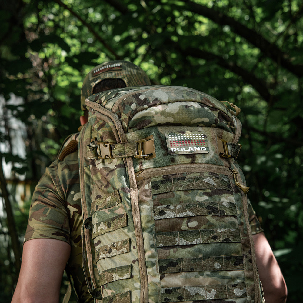 M-Tac patch Poland (with flag) 50x80 Laser Cut